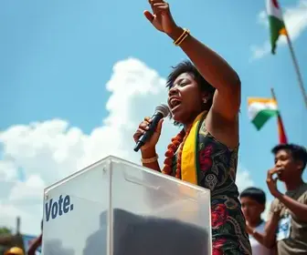 Davi Alcolumbre vota em Macapá e celebra democracia